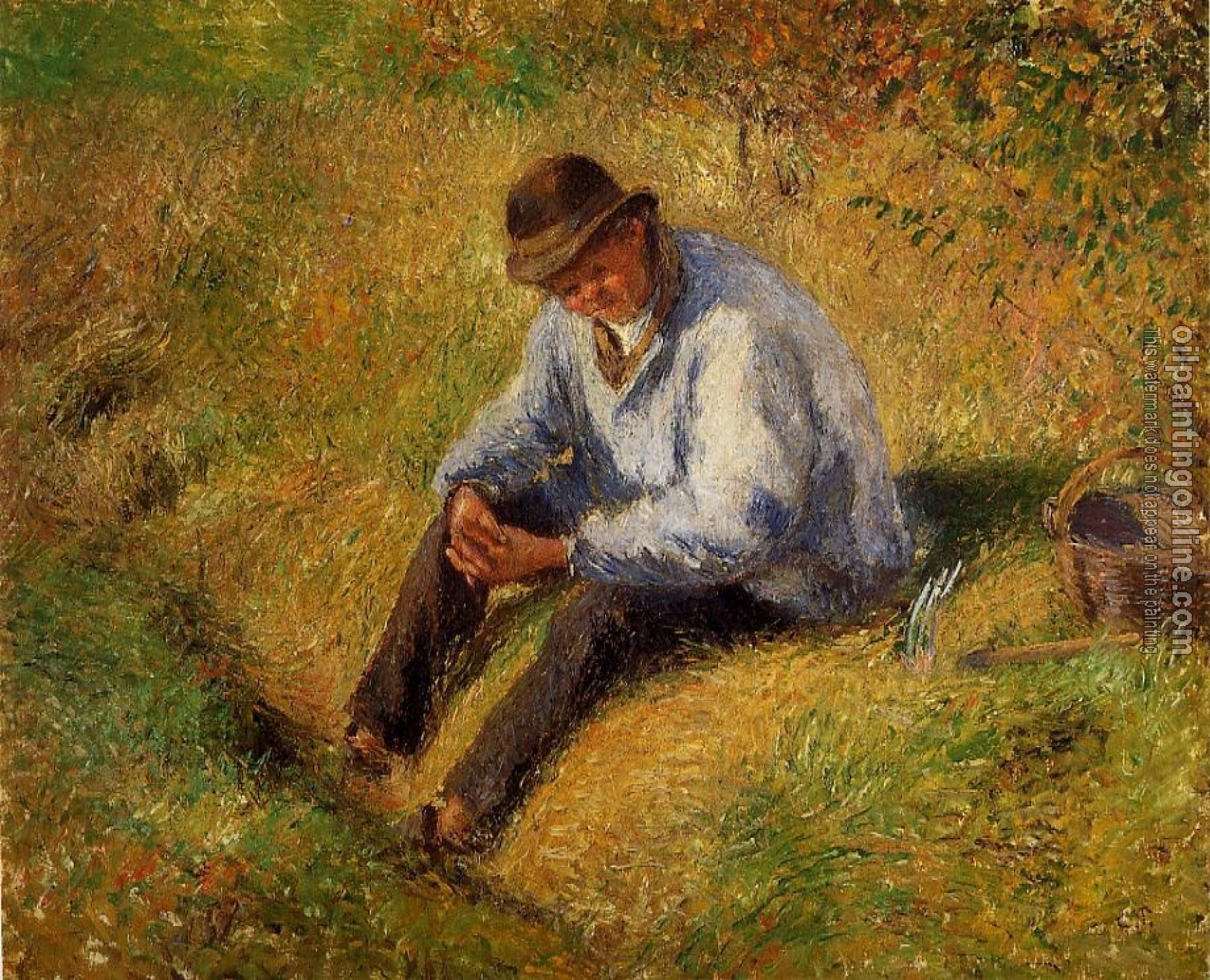Pissarro, Camille - Pere Melon Resting